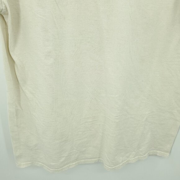 Steven Rhodes My Emotional Baggage Crew Neck Short Sleeve Unisex T Shirt L Cream - Picture 12 of 13